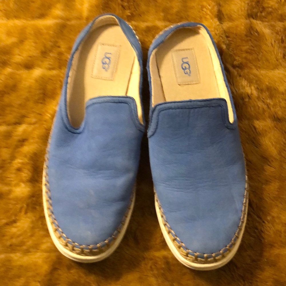 UGG Blue slip-on loafers size 9.5